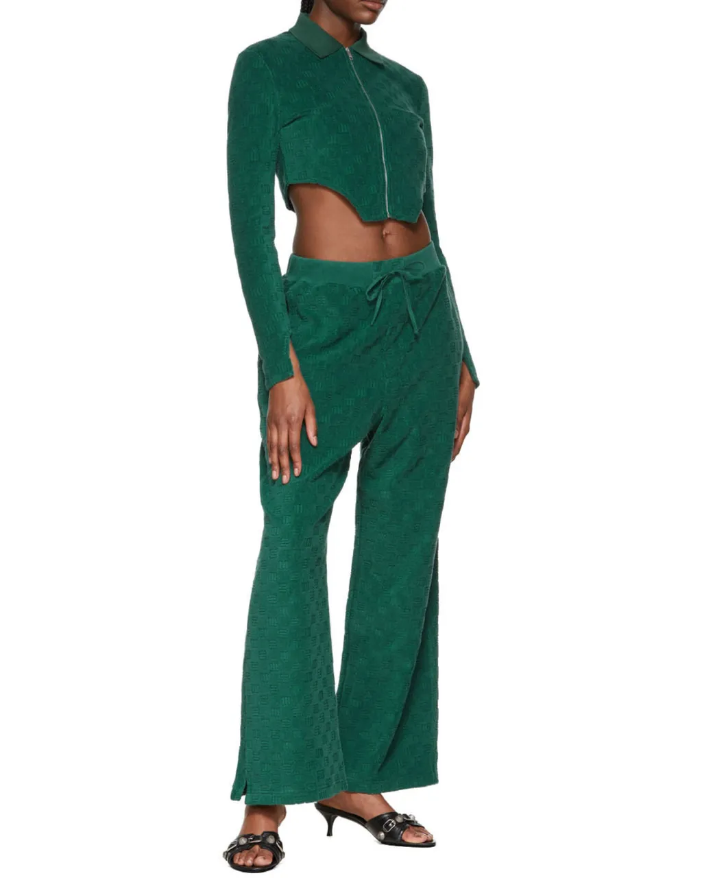 Monogram Jacquard Knitted Trousers