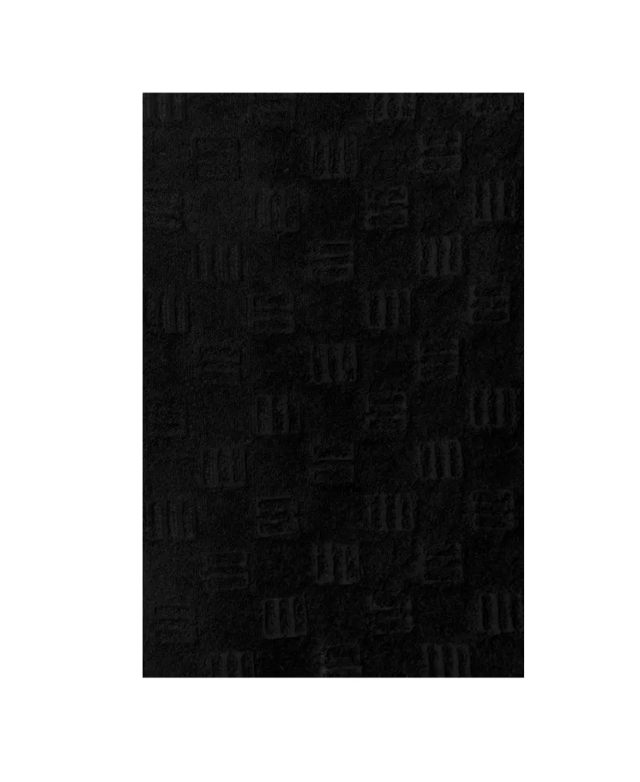 Monogram-Debossed Mini Skirt