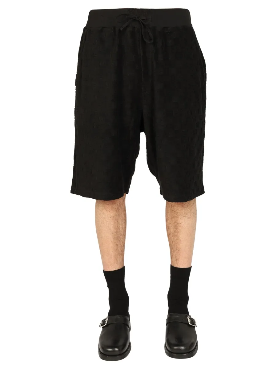Monogram Drawstring Bermuda Shorts