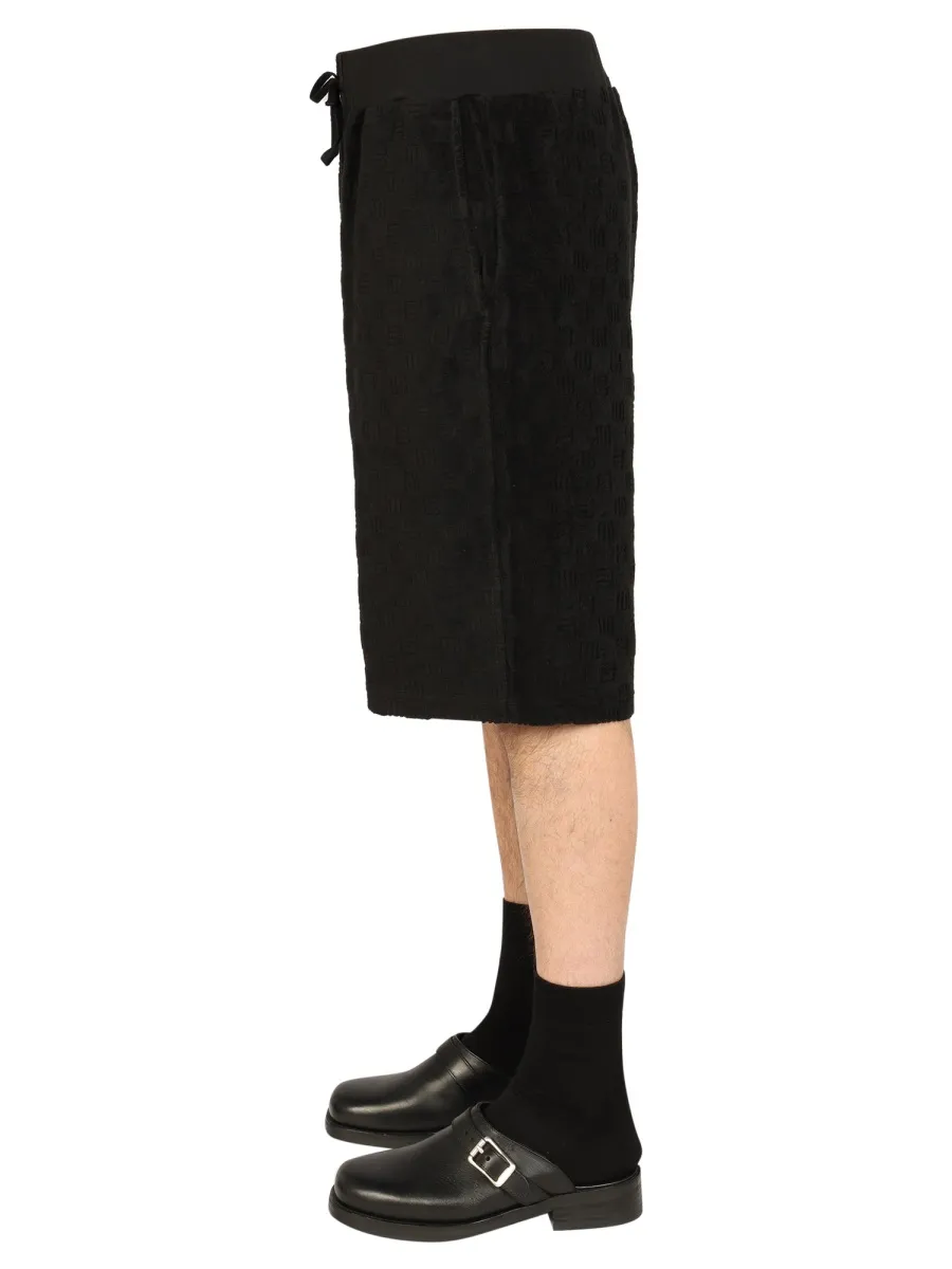 Monogram Drawstring Bermuda Shorts