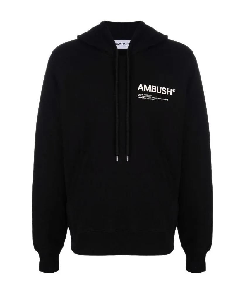 Logo-Print Cotton Hoodie