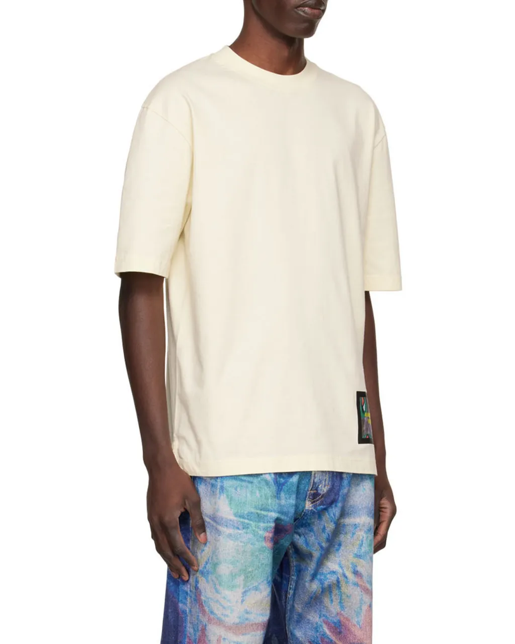 Logo Patch Crewneck T-Shirt