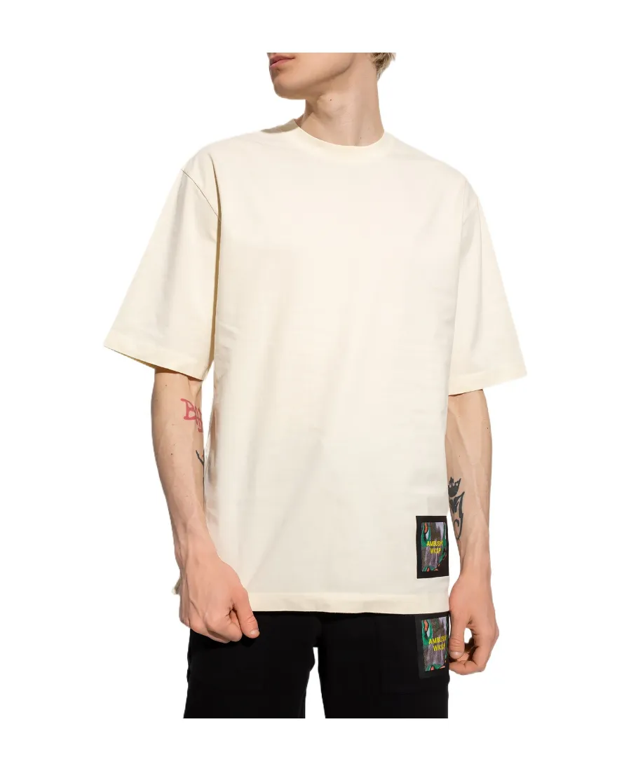 Logo Patch Crewneck T-Shirt