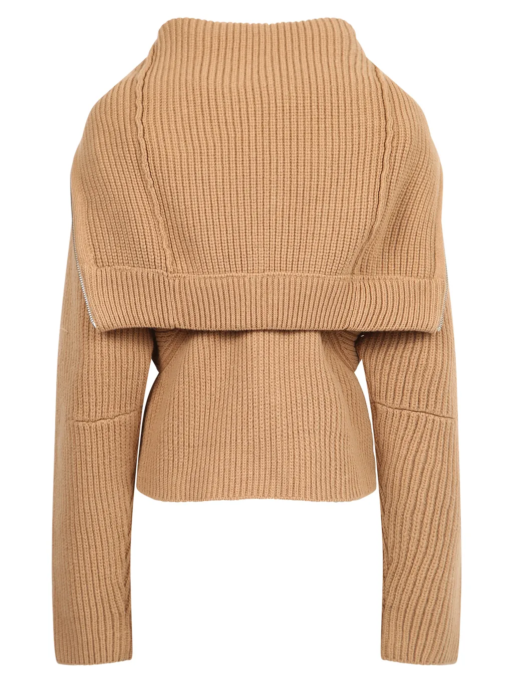 Lapel Zipper Sweater