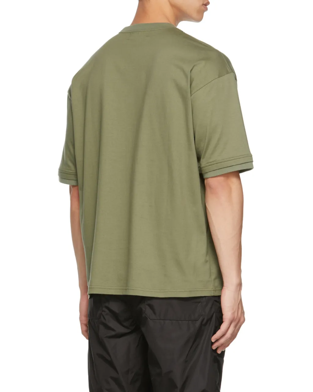 Embroidered-Motif Short-Sleeve T-Shirt