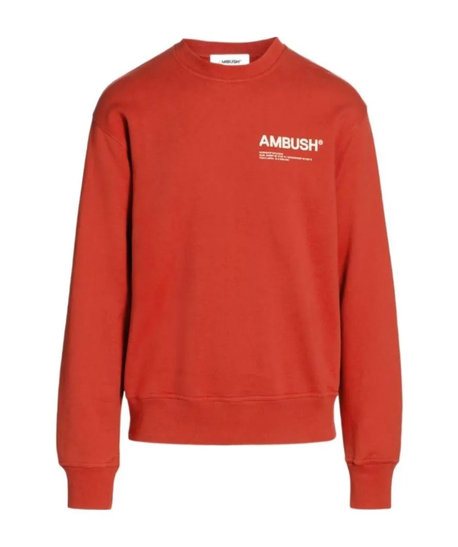 Logo-Print Crew-Neck Relaxed Sweatshirt