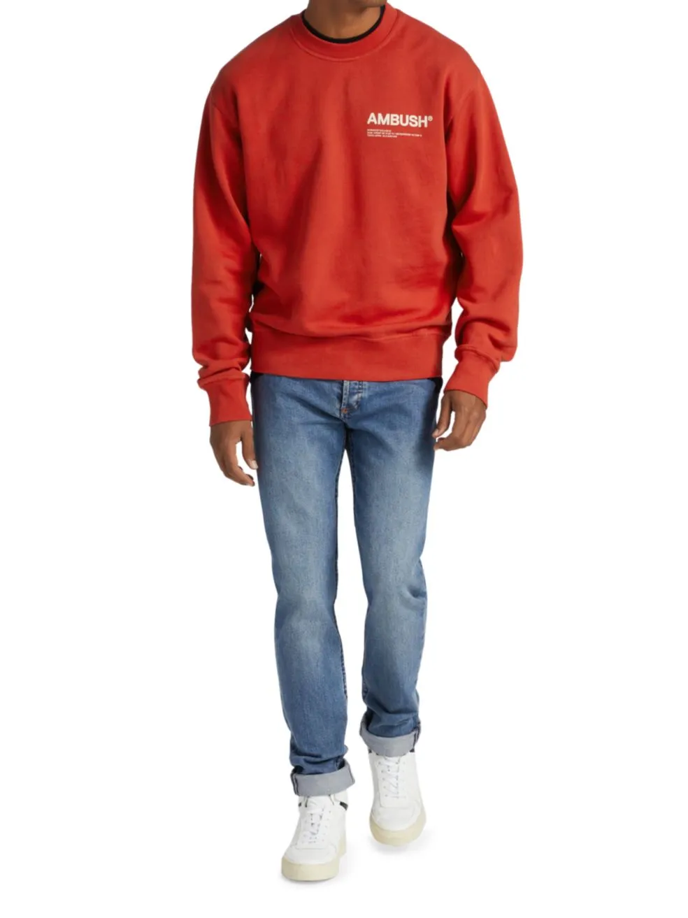 Logo-Print Crew-Neck Relaxed Sweatshirt