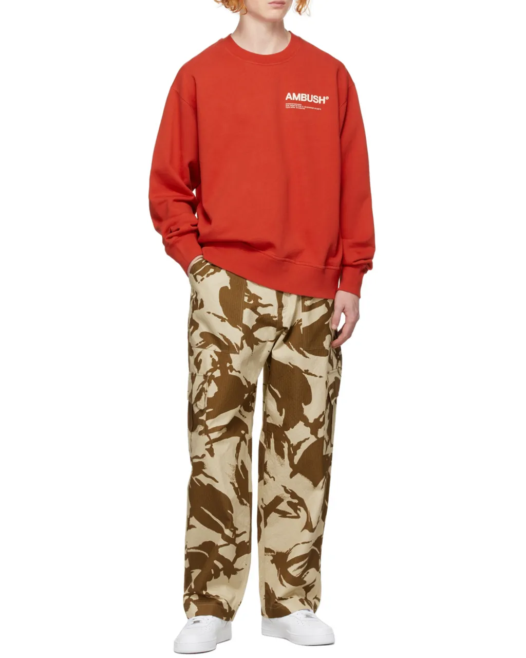 Logo-Print Crew-Neck Relaxed Sweatshirt