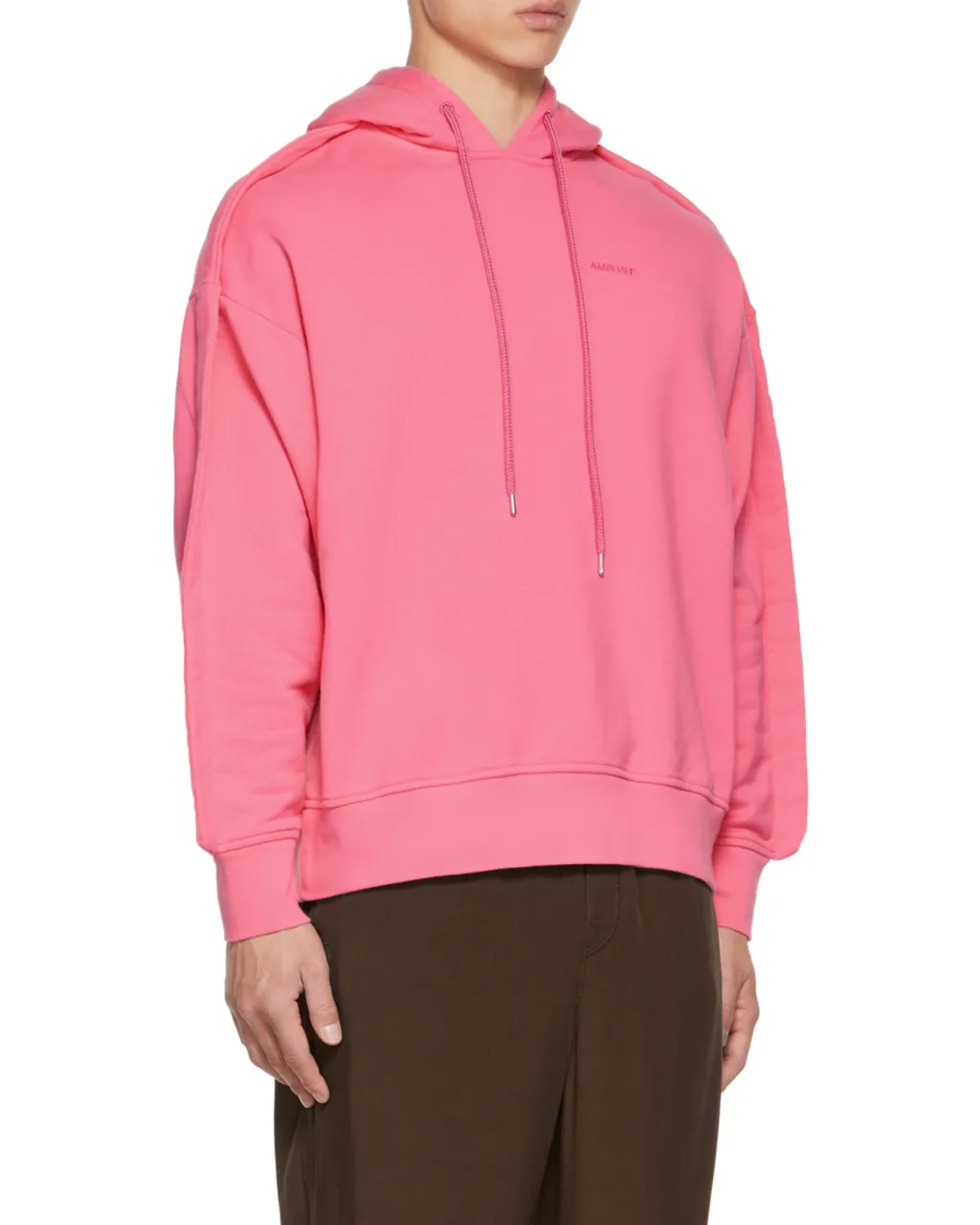 Stitched Edge Drawstring Hoodie