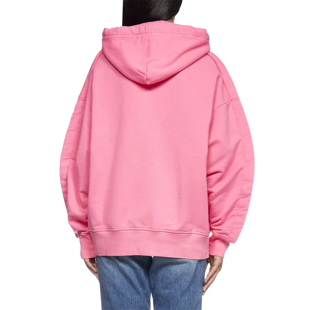 Stitched Edge Drawstring Hoodie