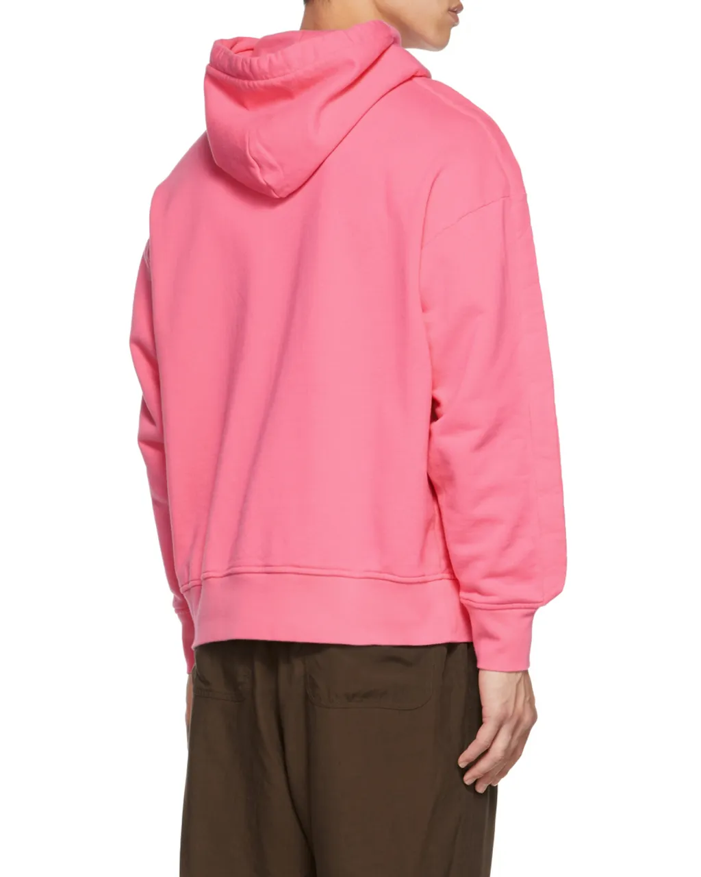 Stitched Edge Drawstring Hoodie