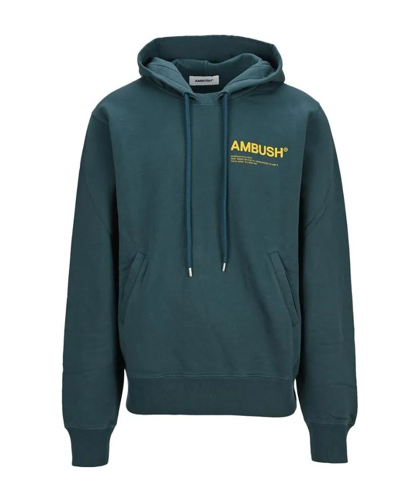 Chest Logo-Print Hoodie