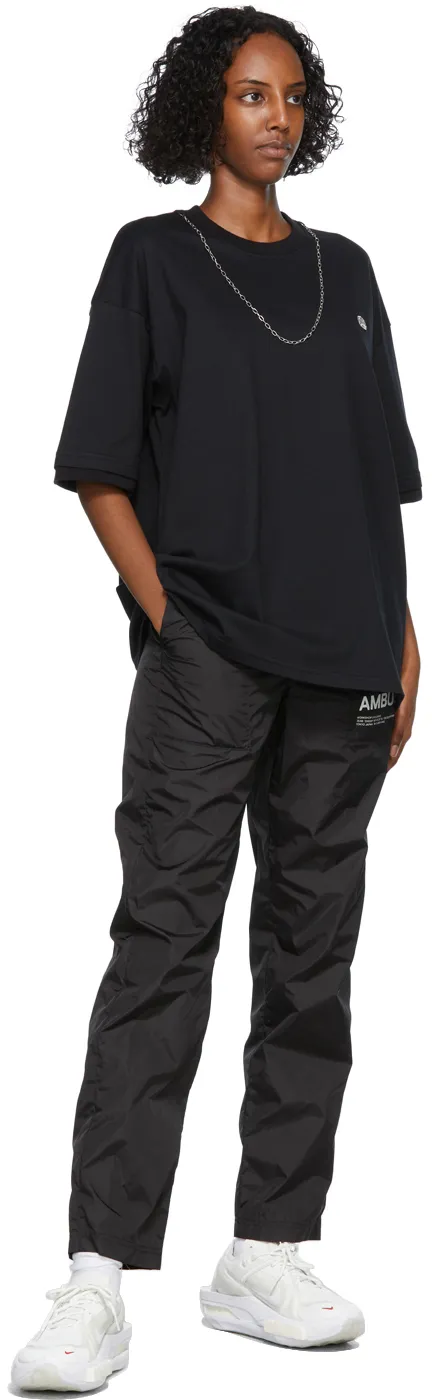 Chain Collar Detail Crewneck T-Shirt