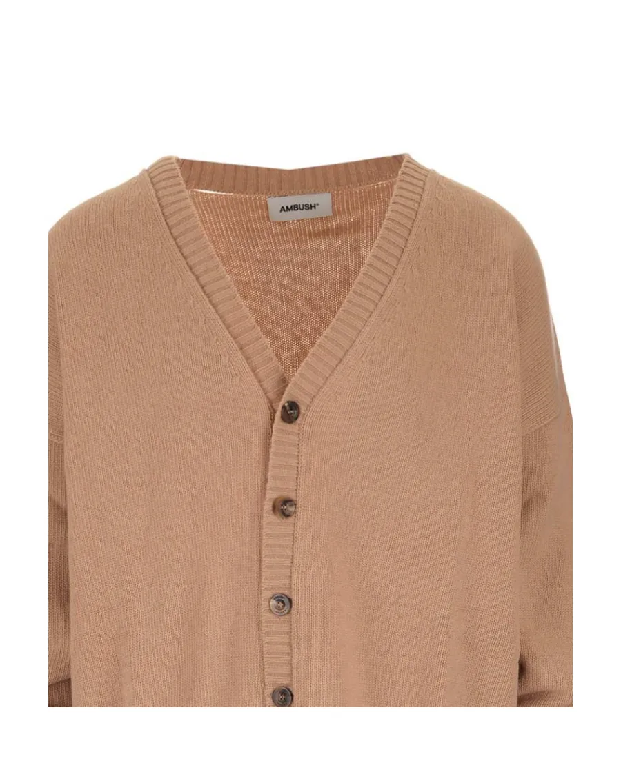 Buttoned Oversized Cardigan