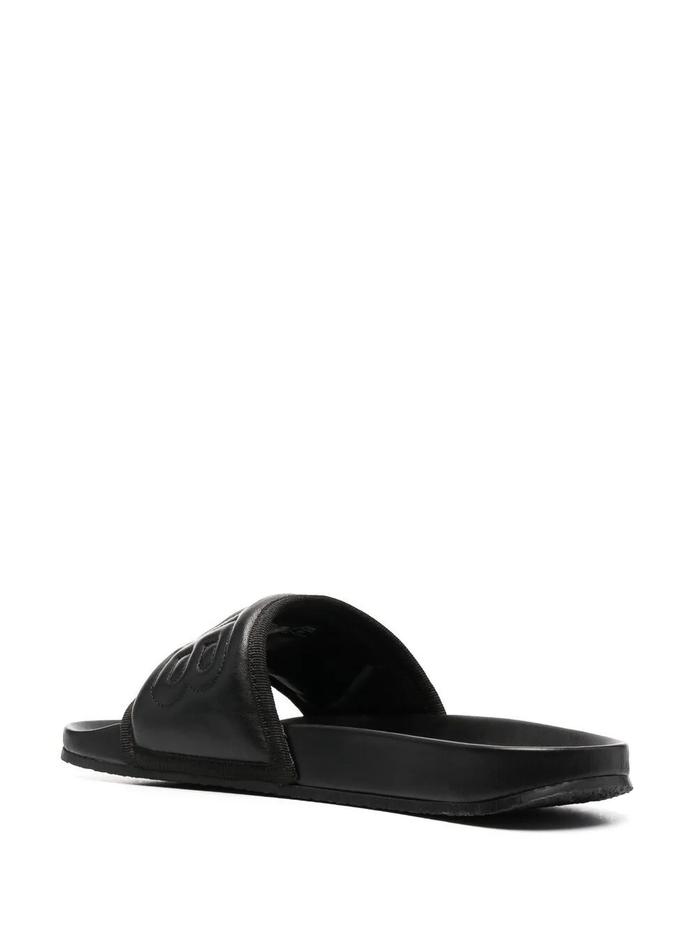 Logo Embossed Open-Toe Slides
