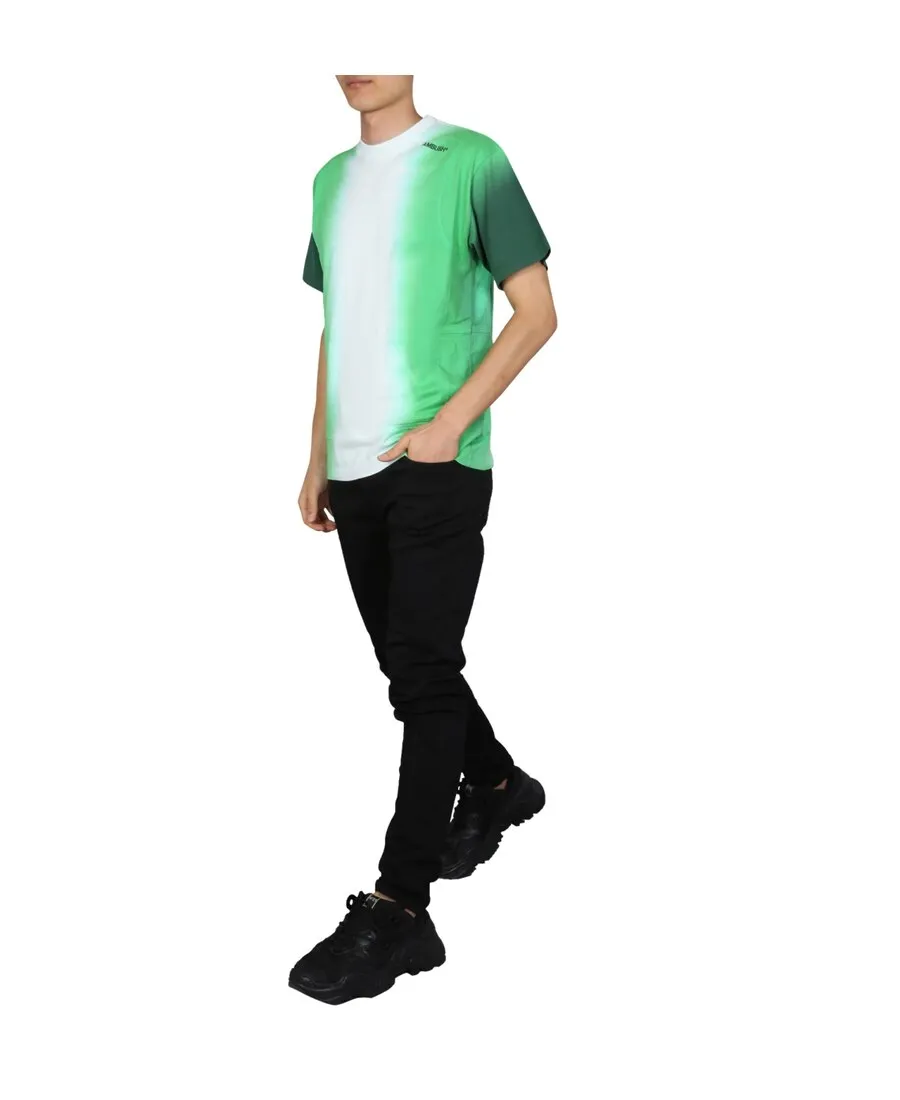 Logo-Print Tie-Dye T-Shirt