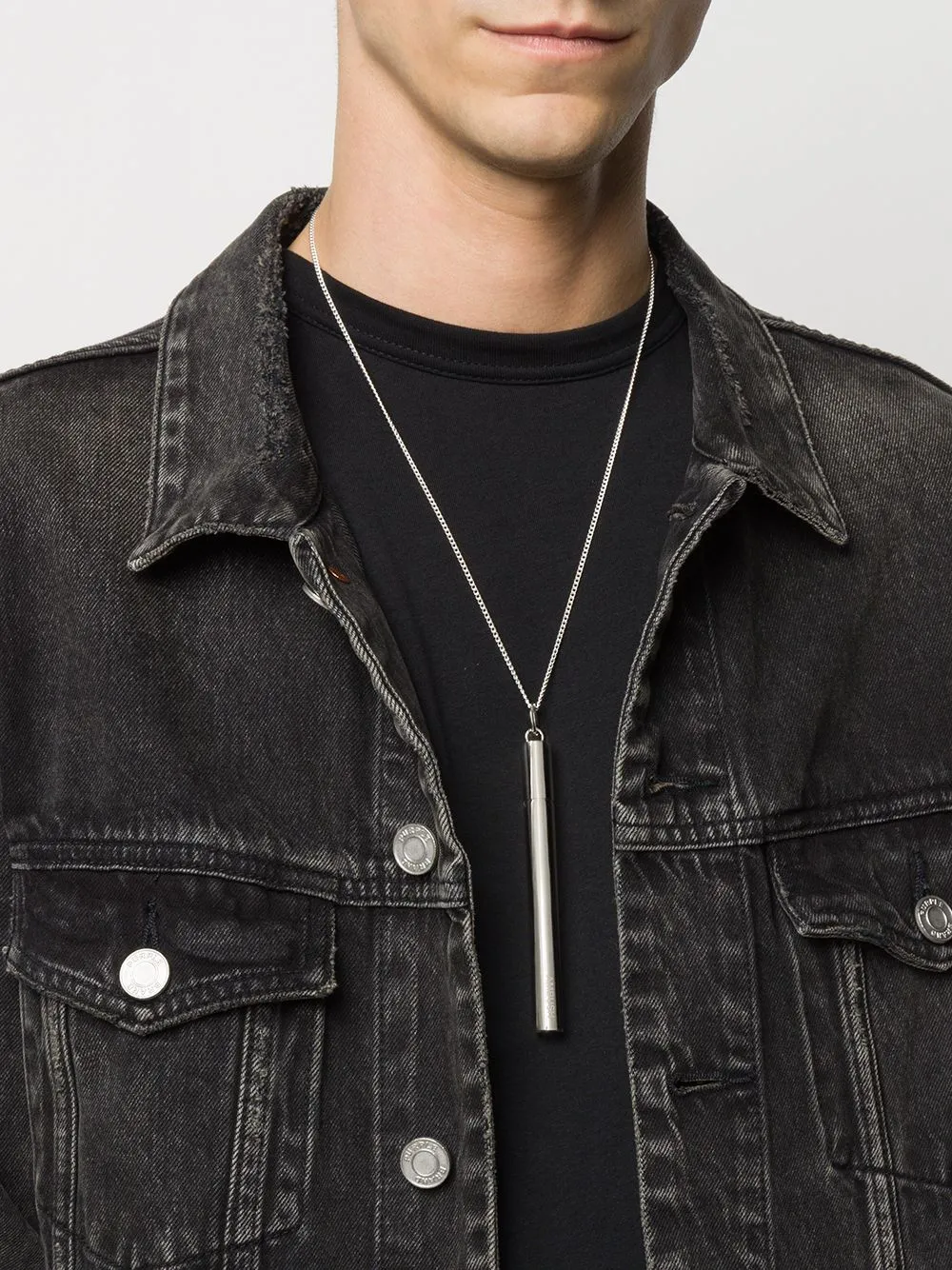 Cigarette Case Pendant Necklace