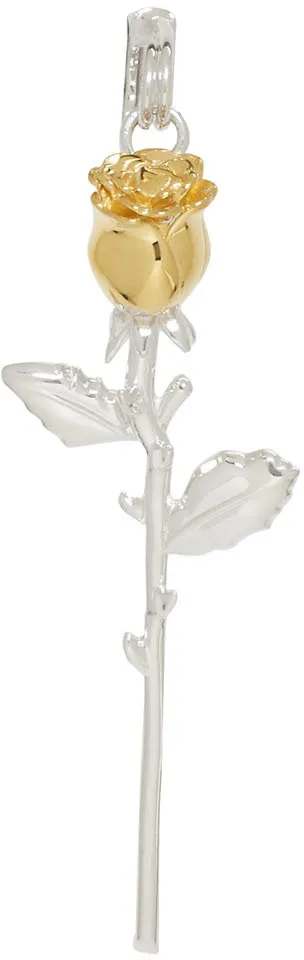 Rose Safety Pin Earring