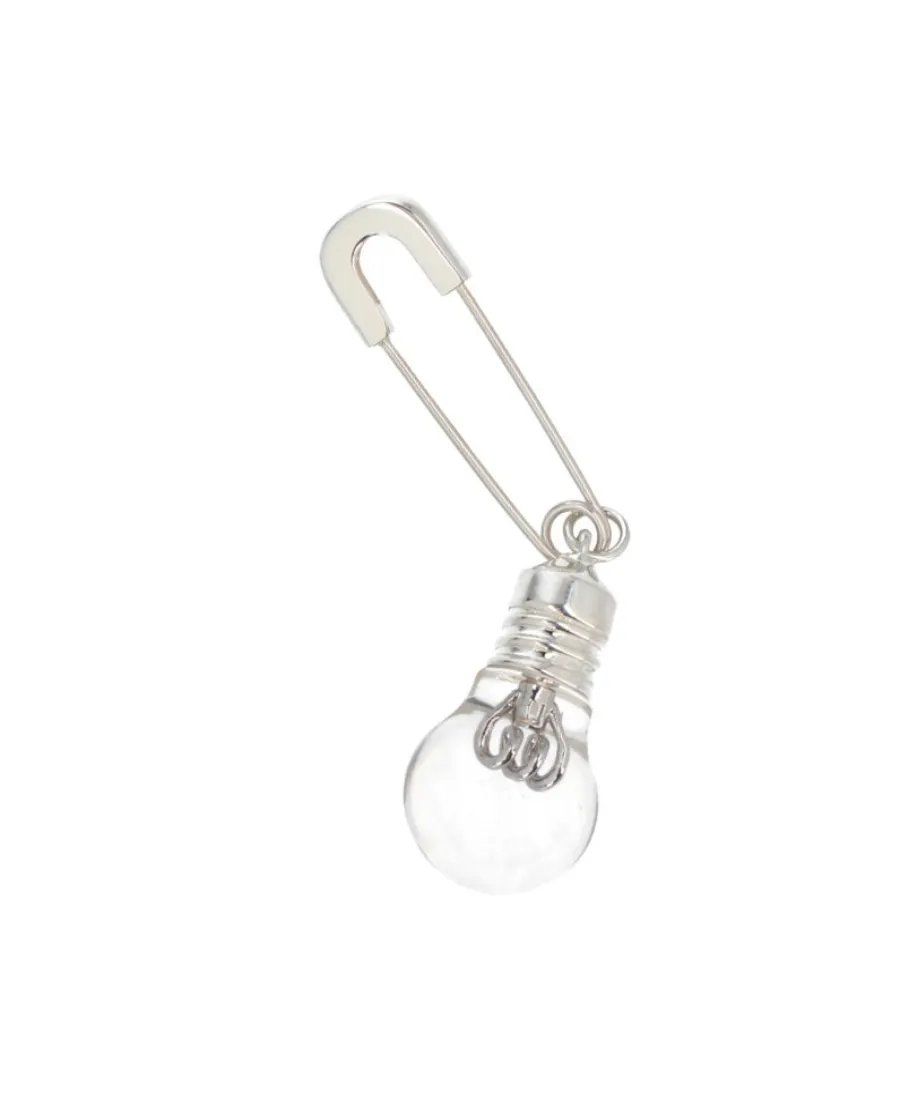 Lightbulb Embellished Brooch