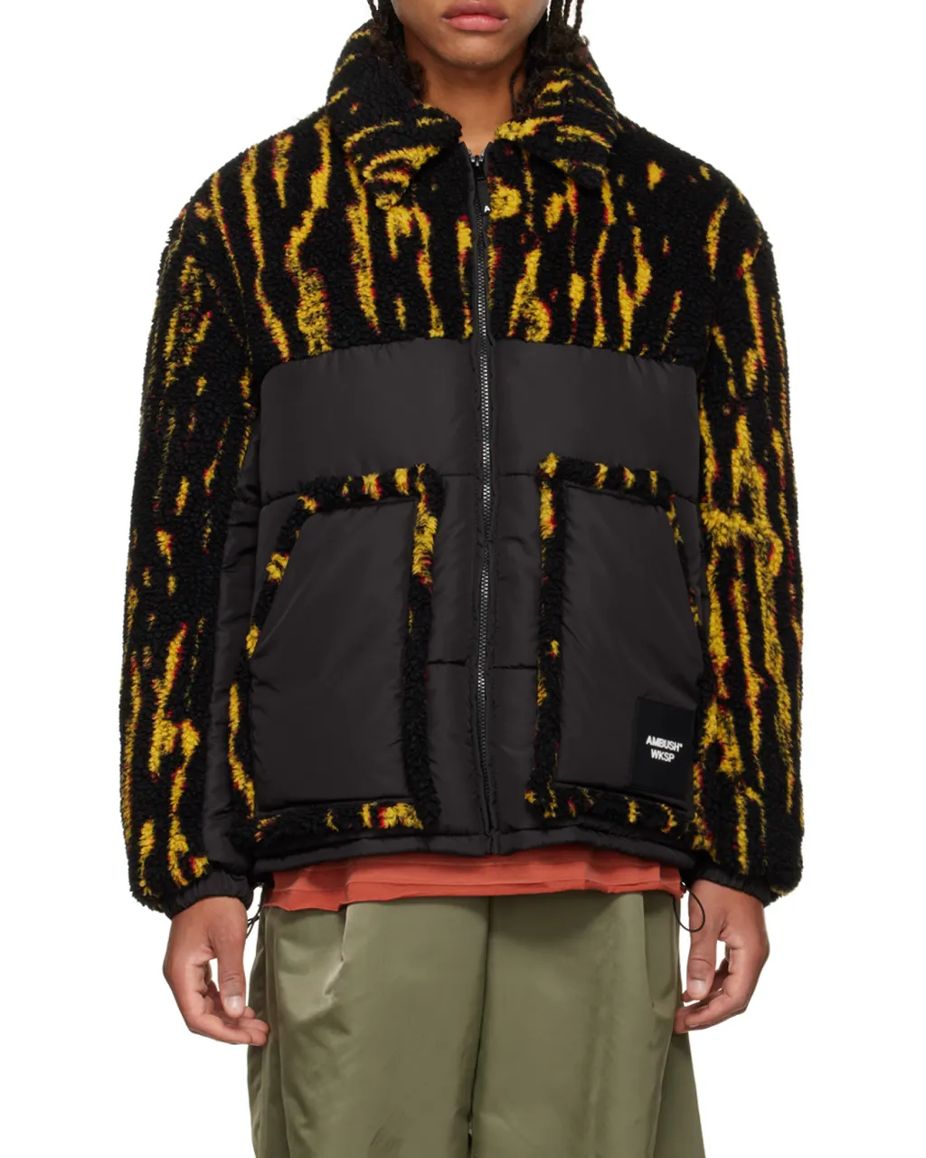 Zip-Up Long-Sleeved Jacket