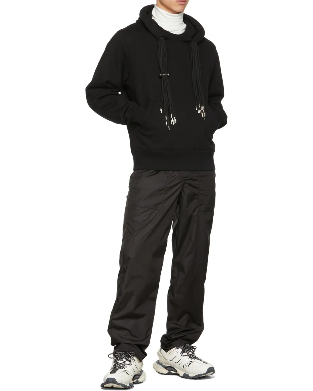 Multi-Cord Long-Sleeve Hoodie