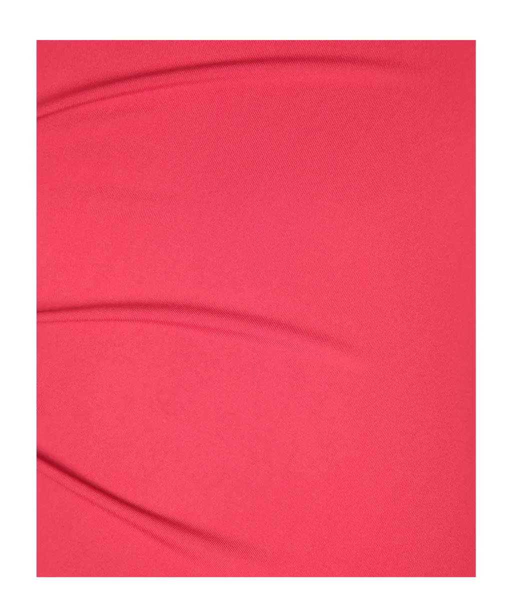 Draped Asymmetric Dress
