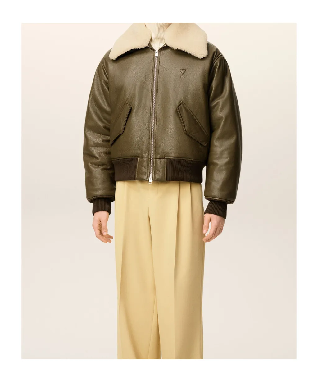 Logo Patch Zip-Up Jacket