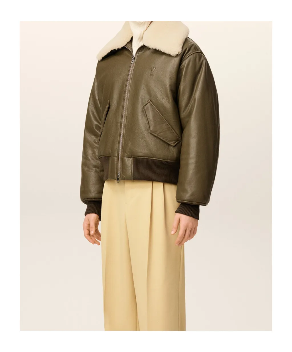 Logo Patch Zip-Up Jacket