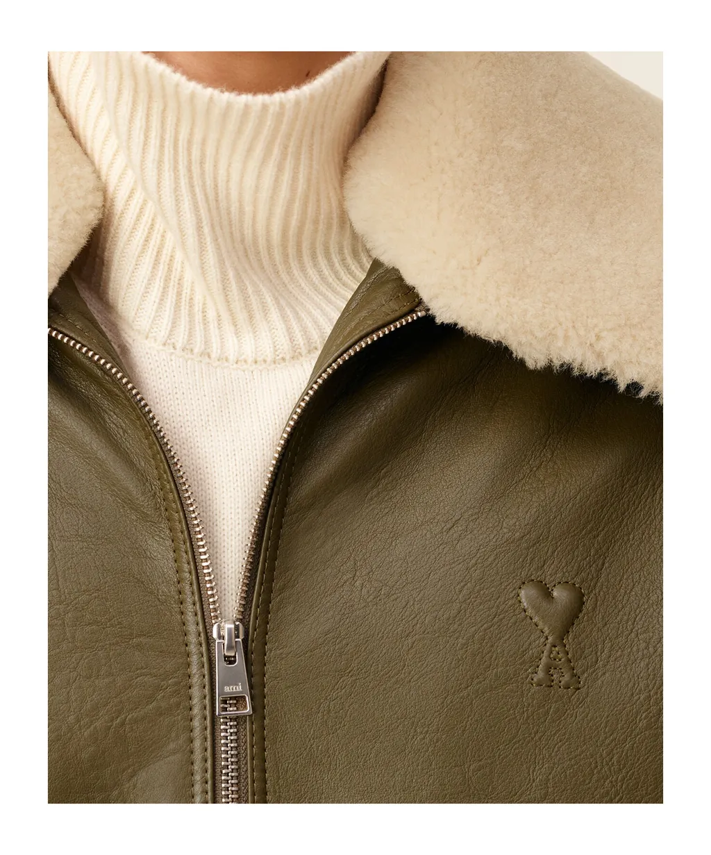 Logo Patch Zip-Up Jacket