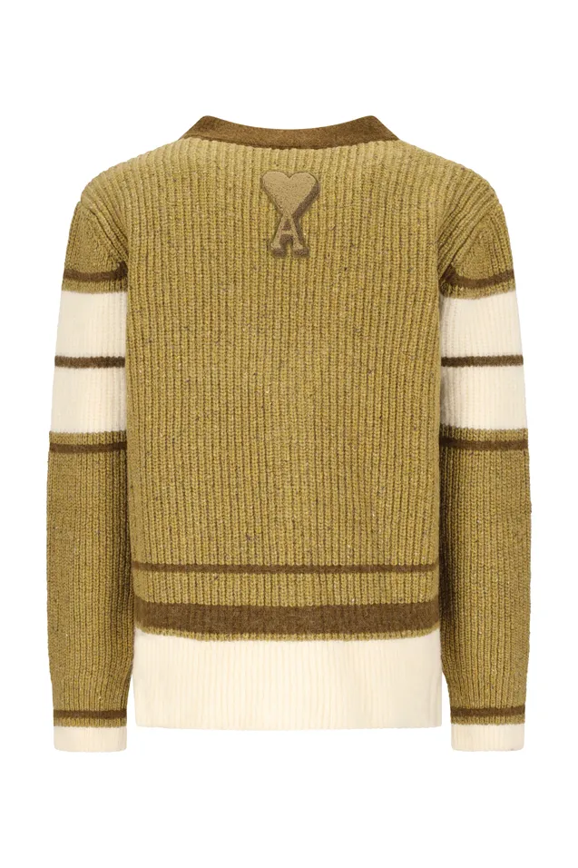 College V-Neck Cardigan
