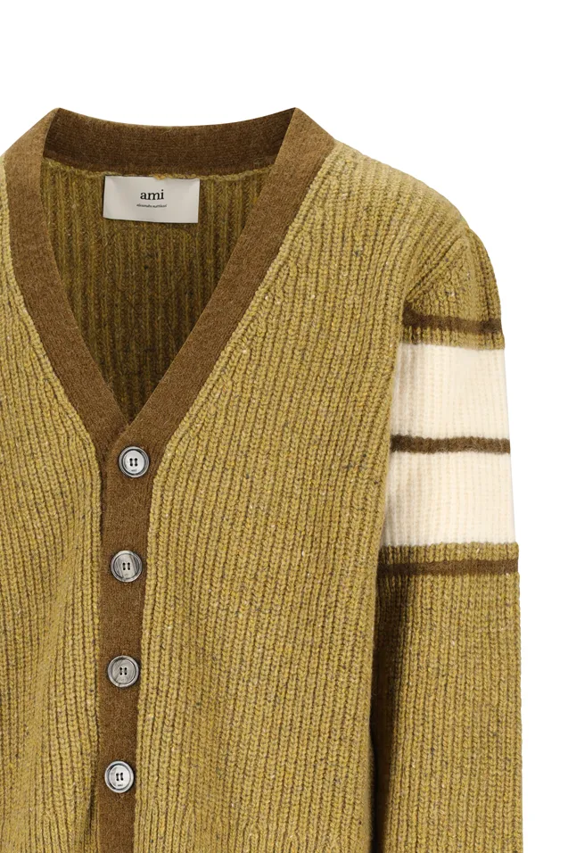 College V-Neck Cardigan