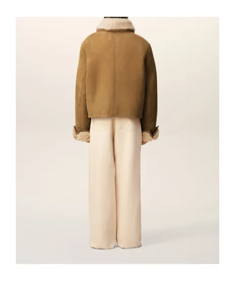 Shearling Buttoned Jacket