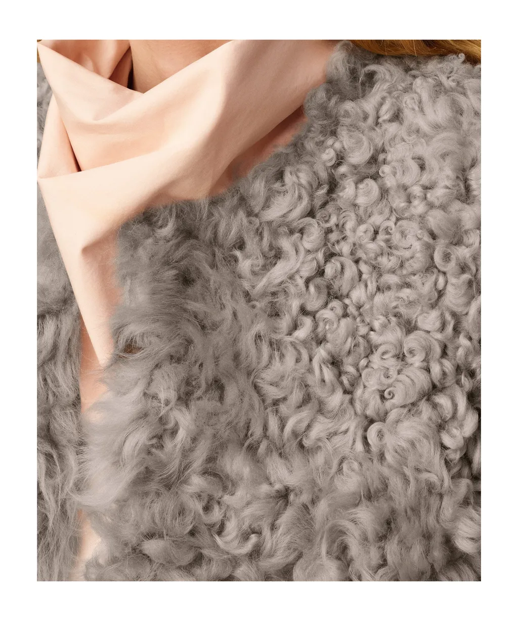 Shearling Short Coat