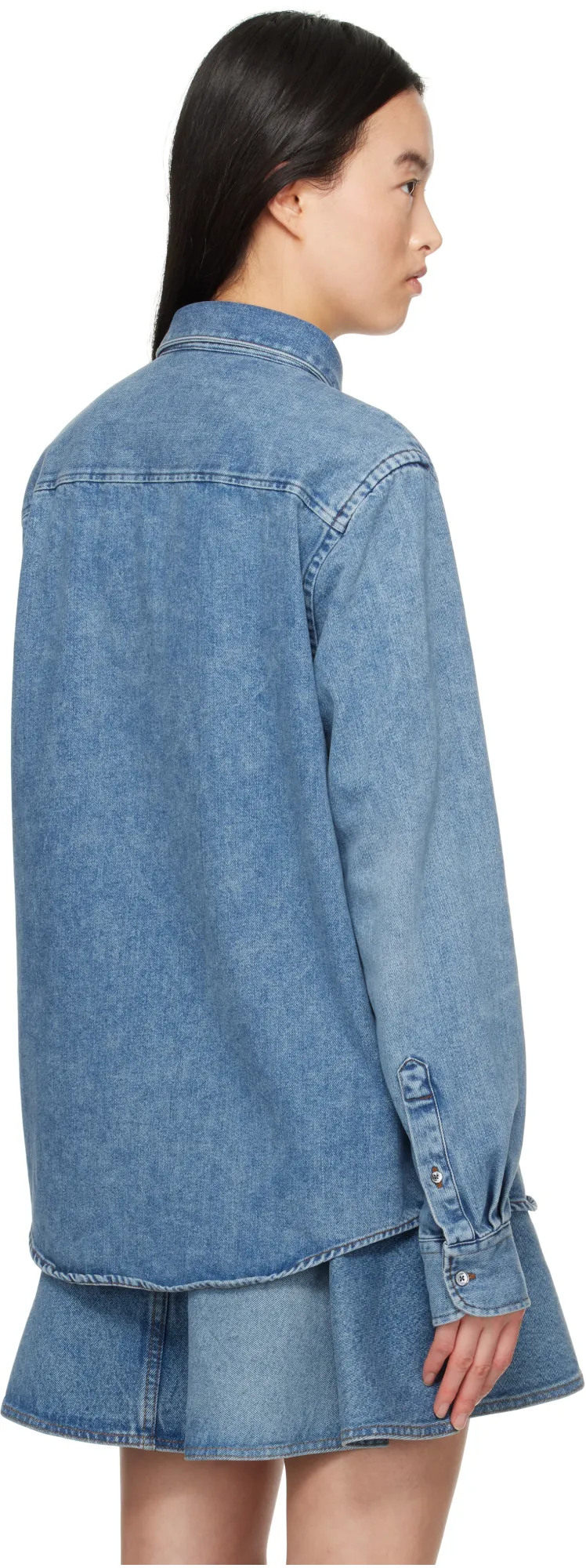 Ami De Coeur Curved Hem Shirt