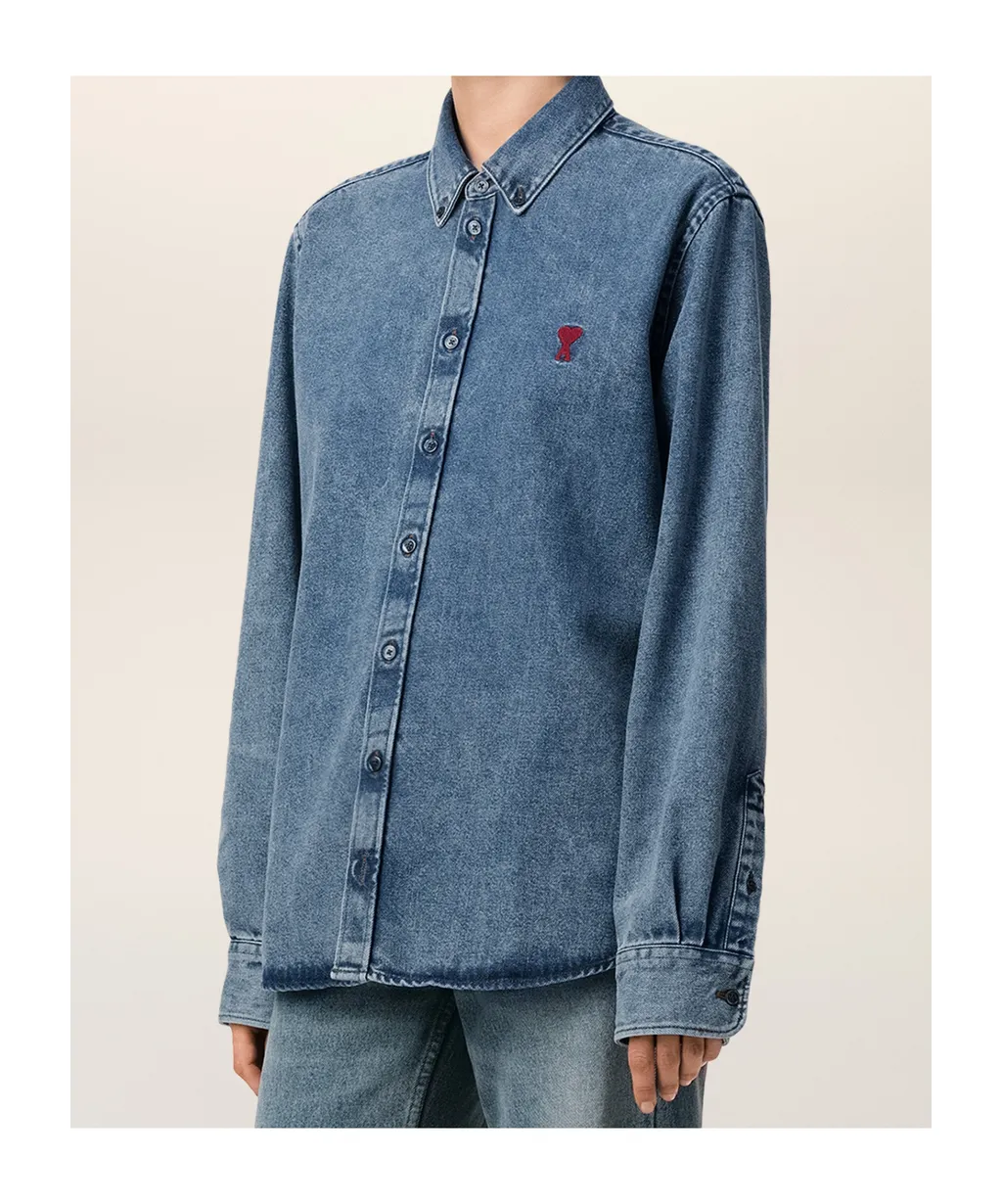 Ami De Coeur Curved Hem Shirt