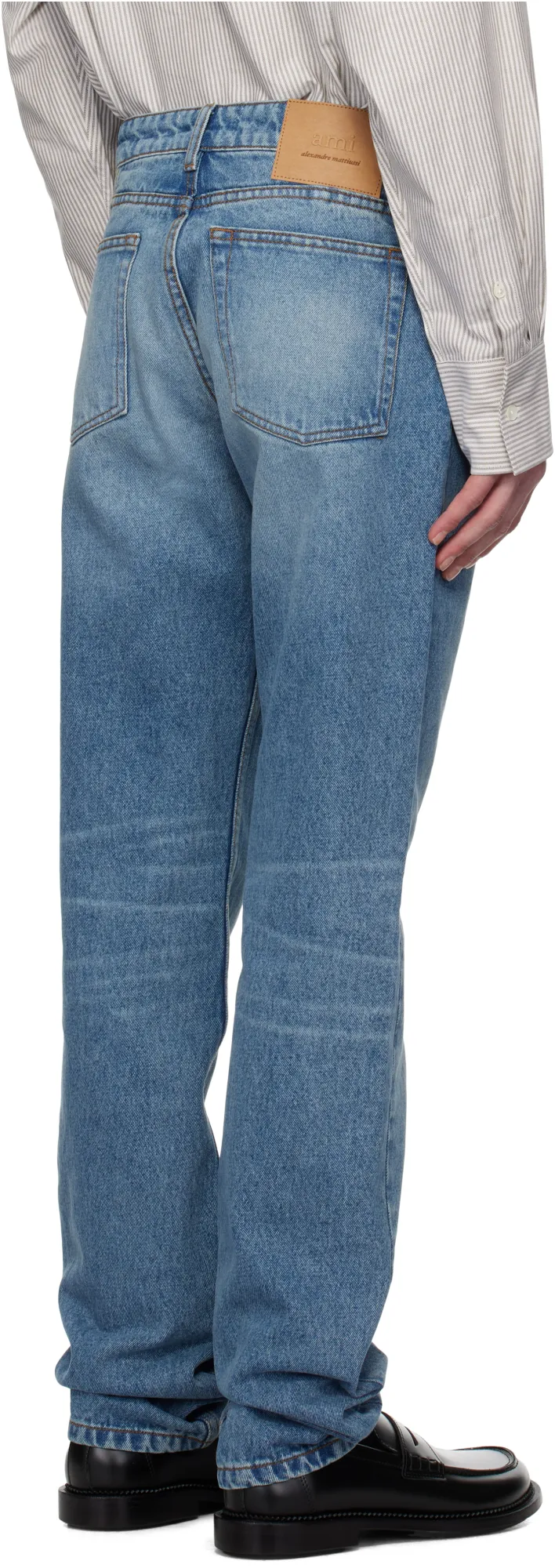 Logo Patch Classic Fit Jeans