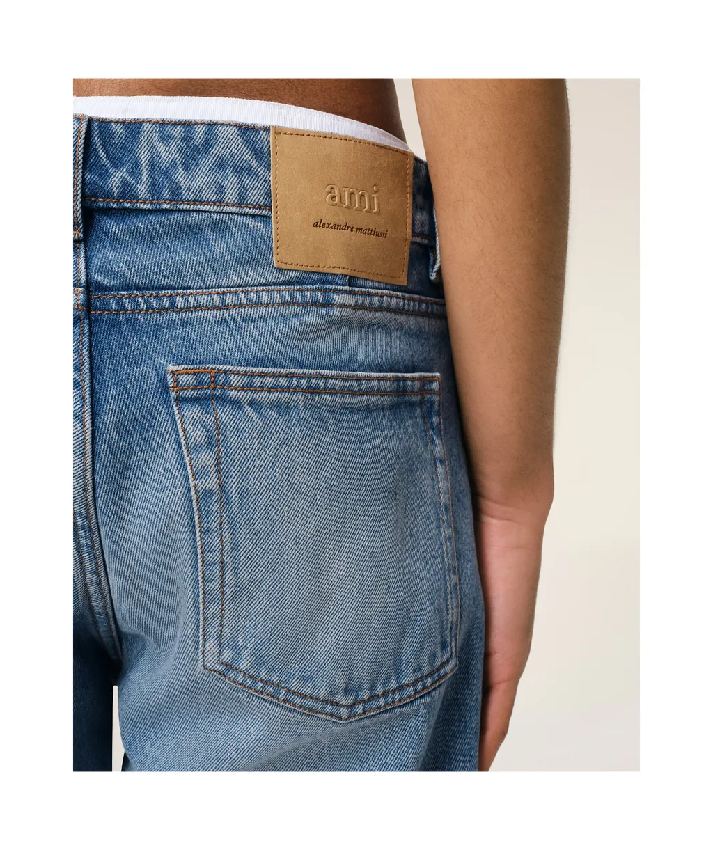 Logo Patch Classic Fit Jeans