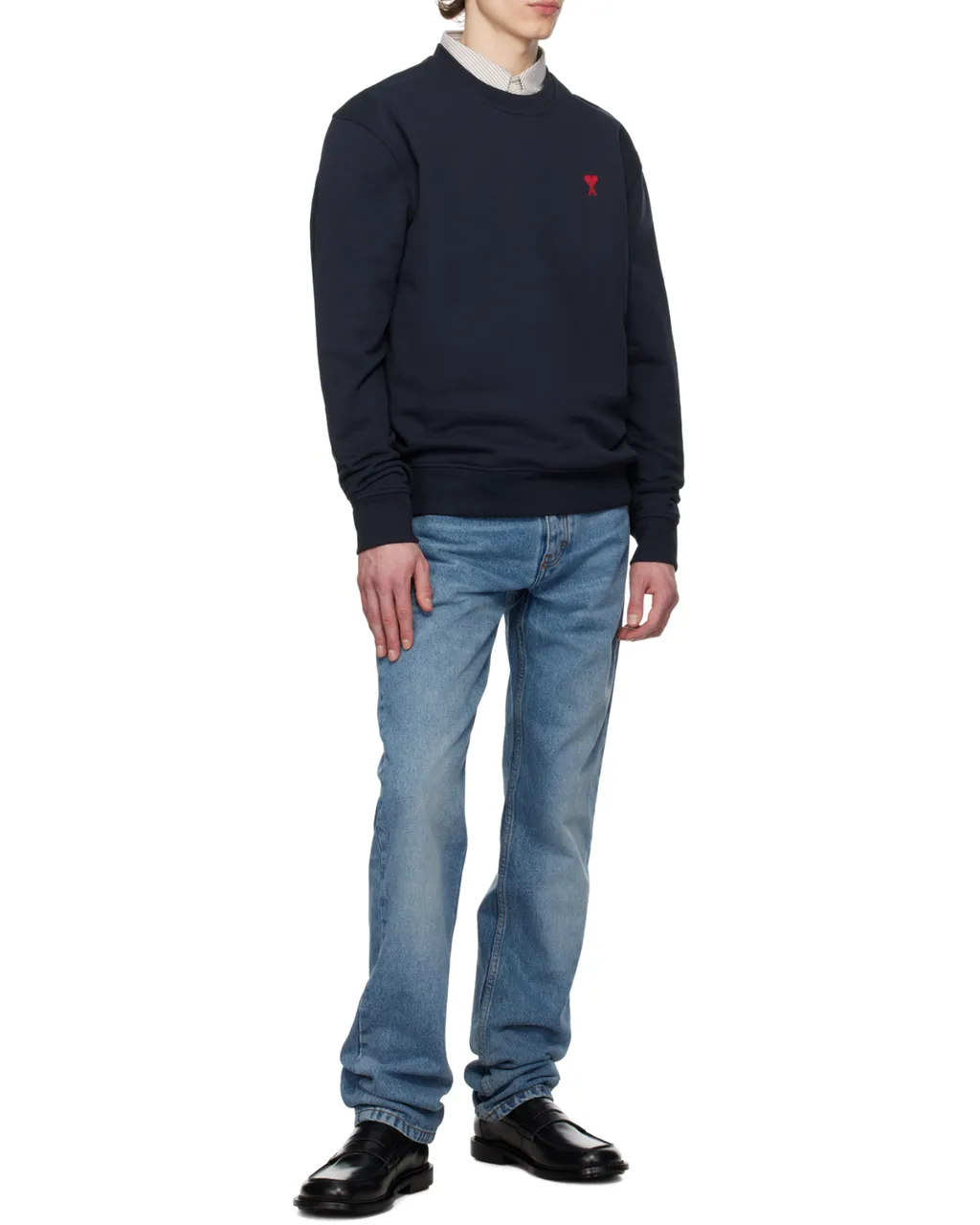 Logo Patch Classic Fit Jeans