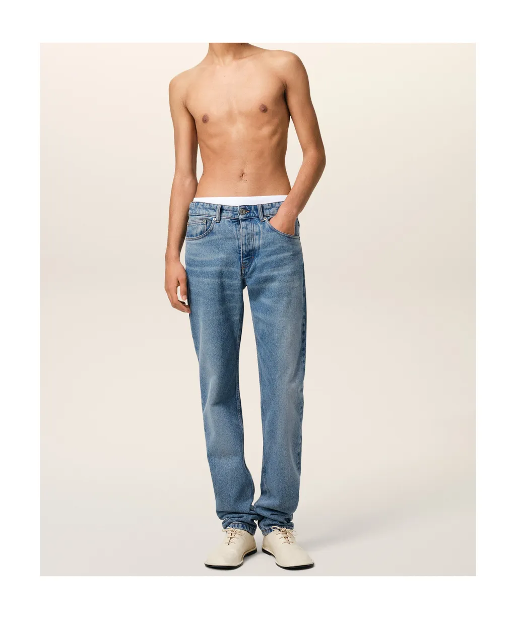 Logo Patch Classic Fit Jeans