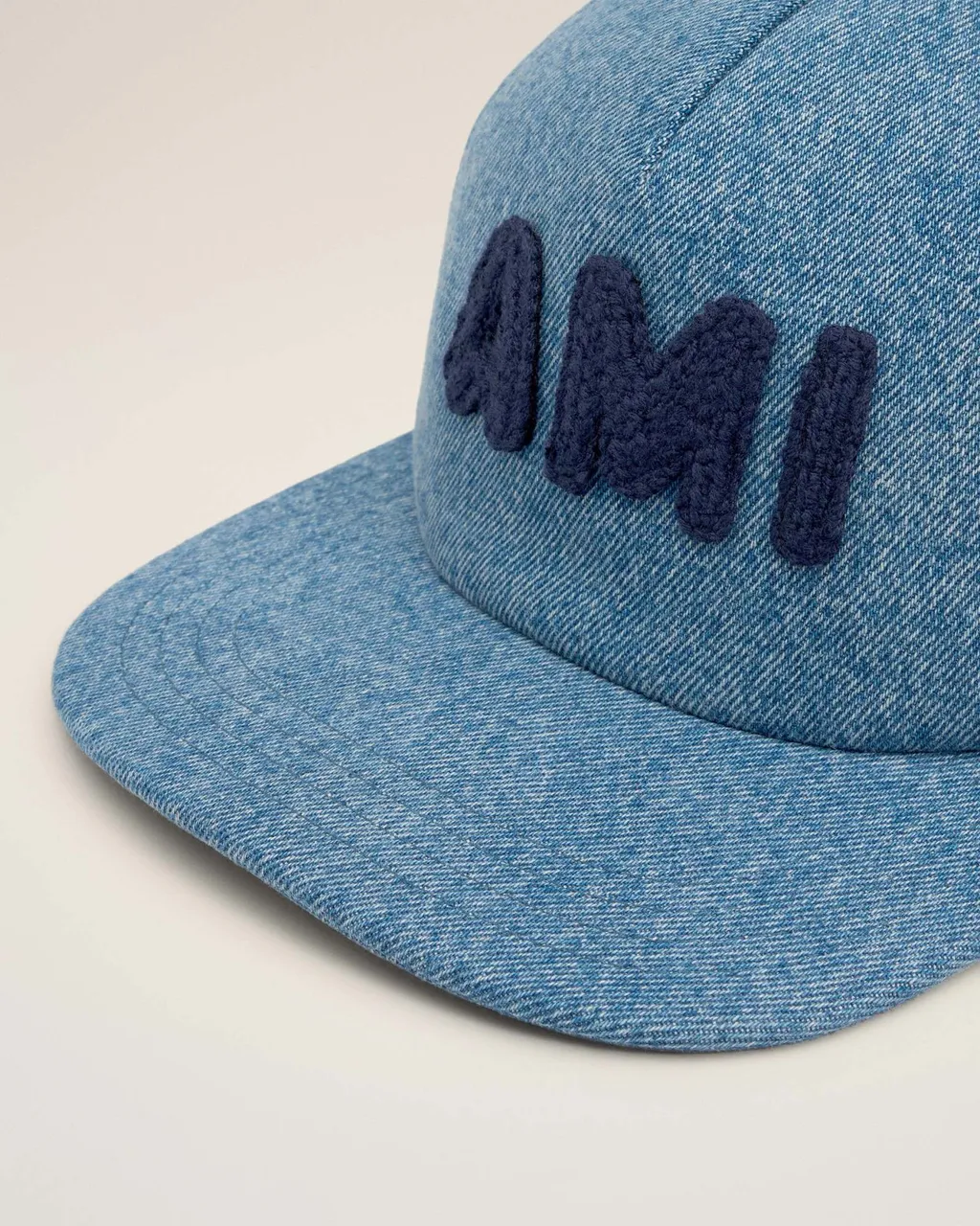 Ami De Coeur Logo Patch Denim Trucker Cap