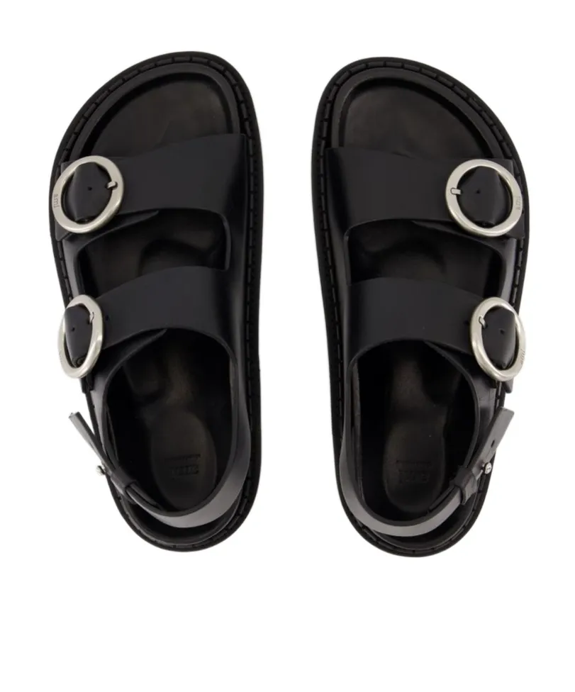 Buckle Detailed Fussbet Sandals