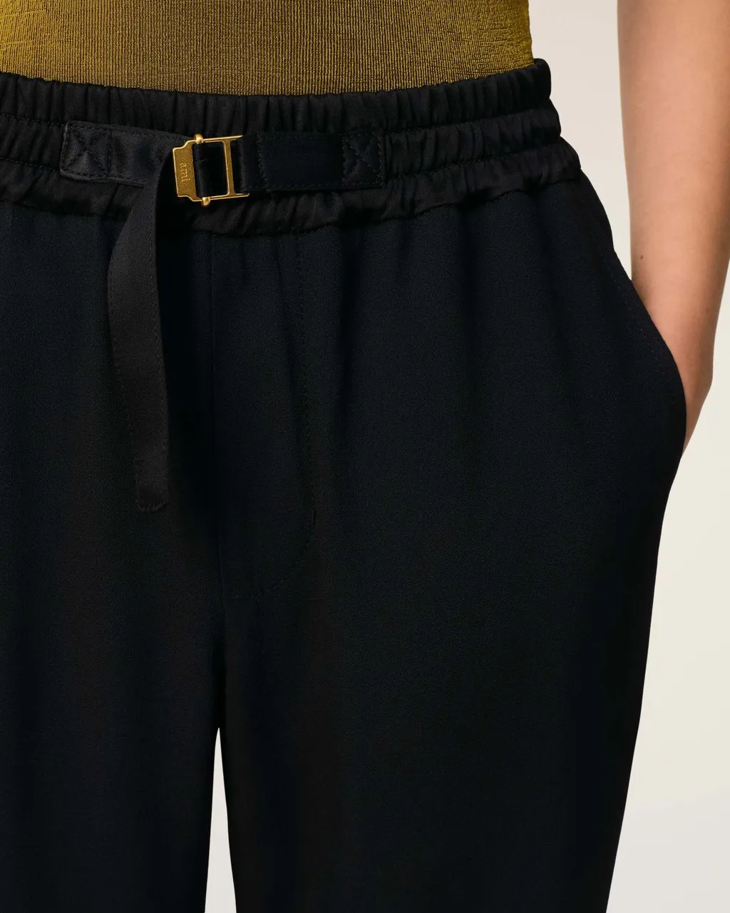 Flare Fit Elasticated Trousers
