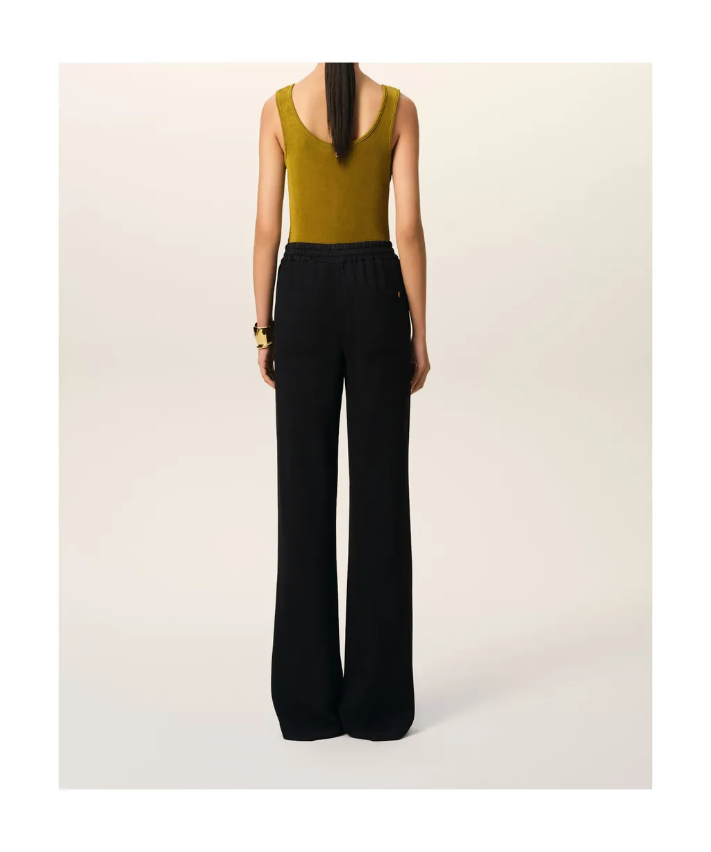 Flare Fit Elasticated Trousers