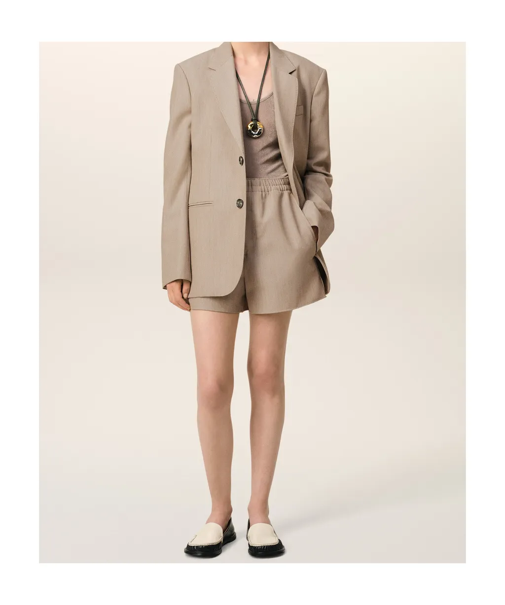 Single-Breasted Tailored Blazer