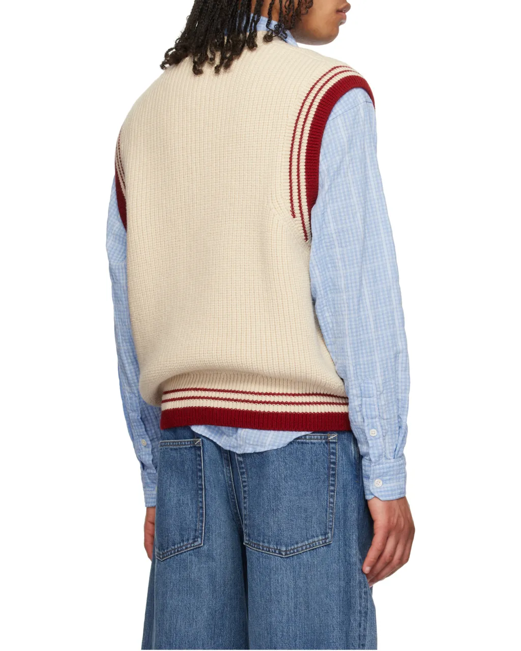 Ami De Coeur V-Neck Knitted Vest