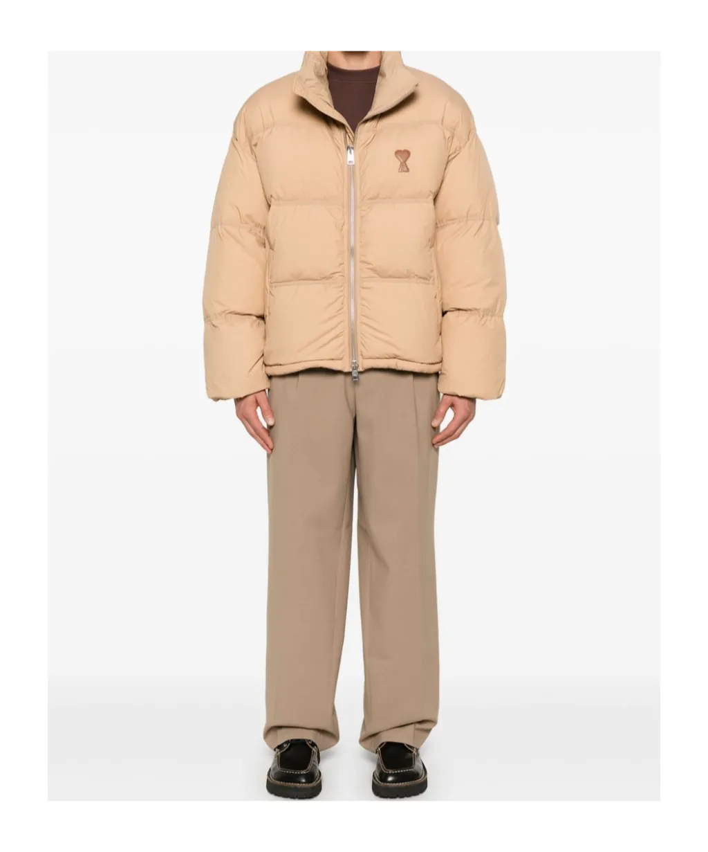 Ami De Coeur Zipped Down Jacket