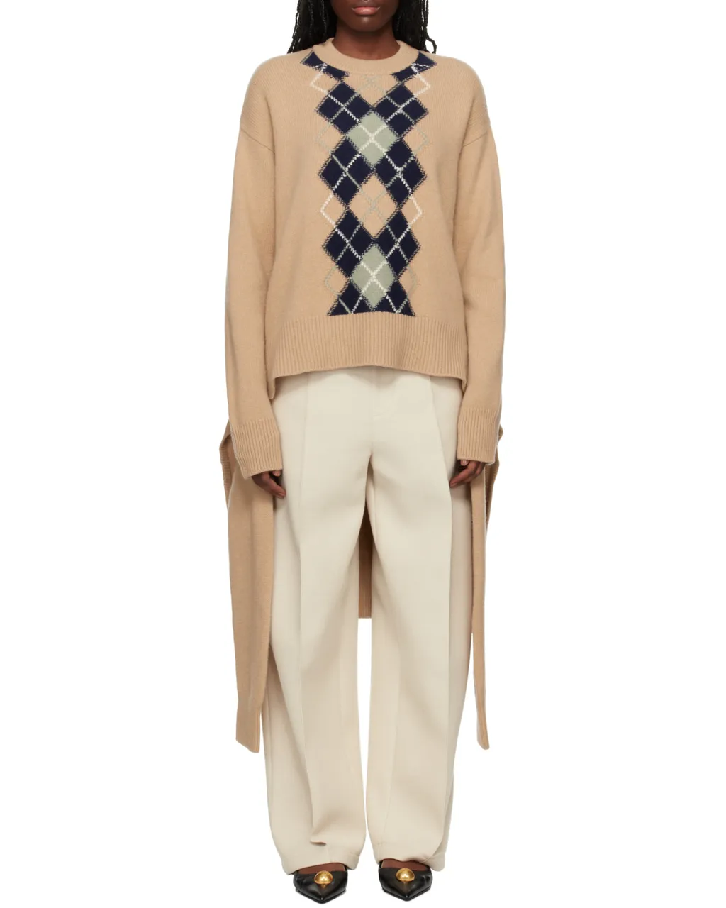 Long-Sleeved Wool Sweater