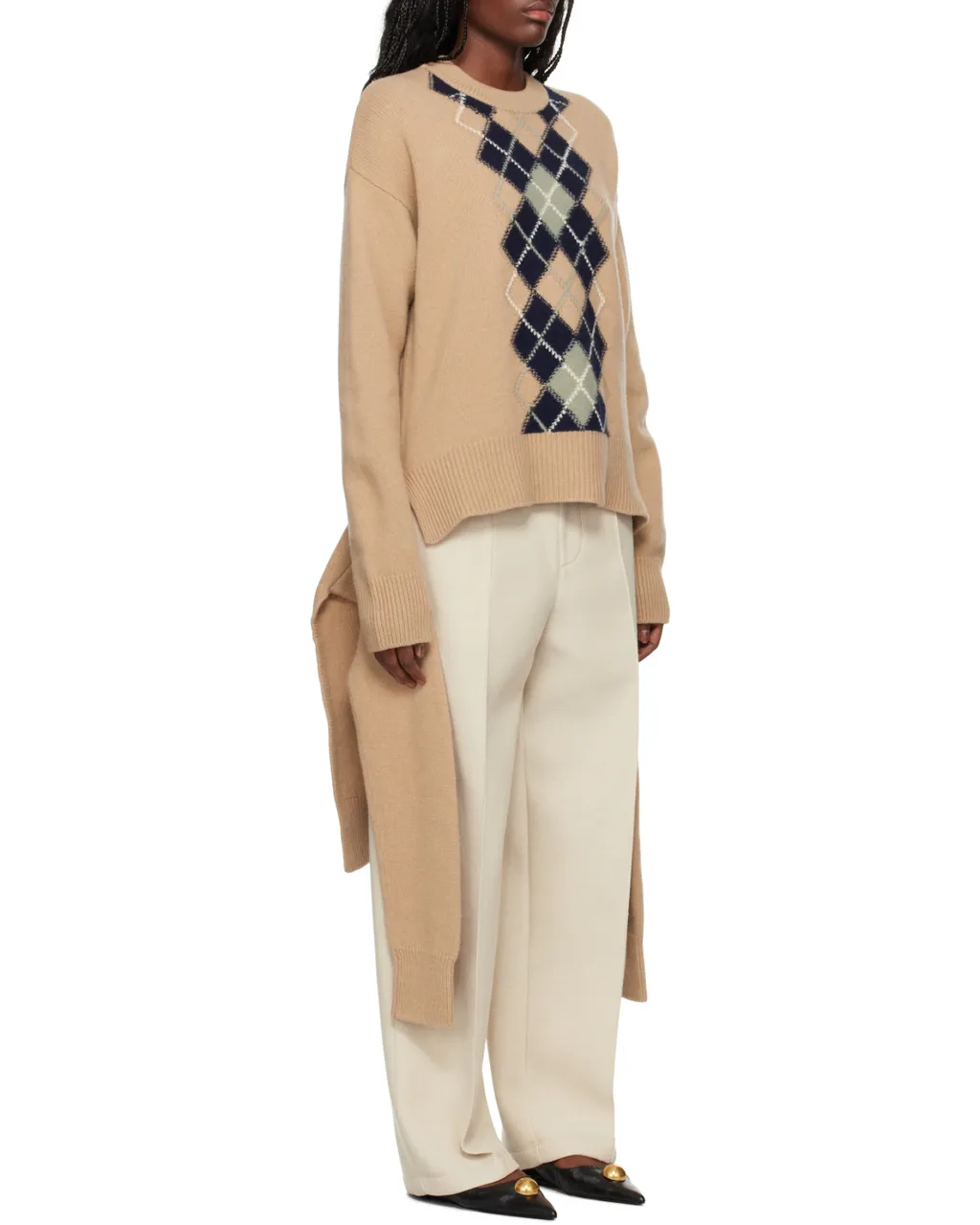 Long-Sleeved Wool Sweater