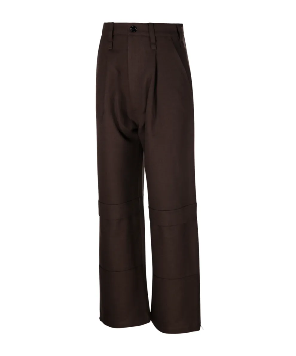 Gabardine Cargo Trousers