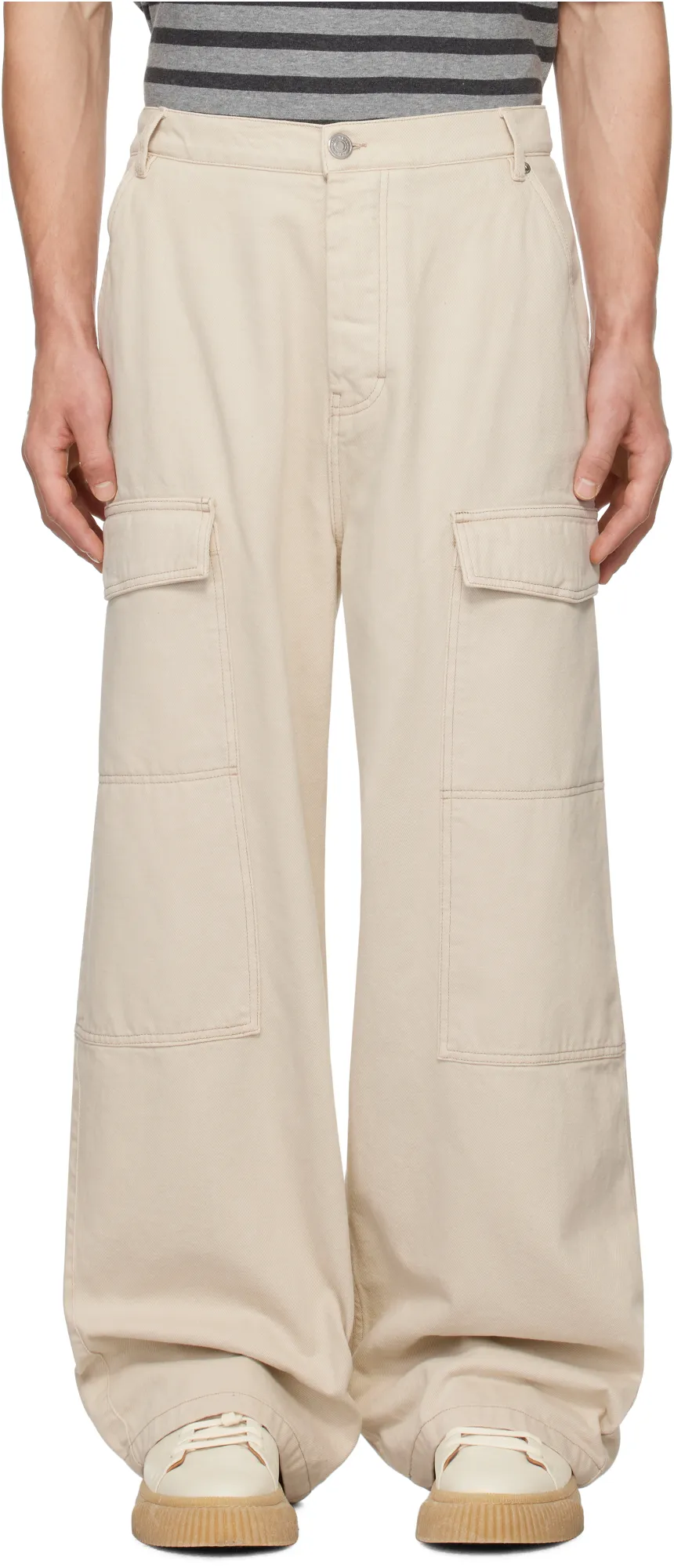 Relaxed Fit Cargo Jeans